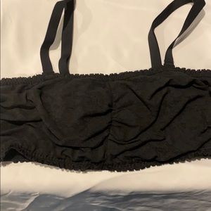 Black lace bralette